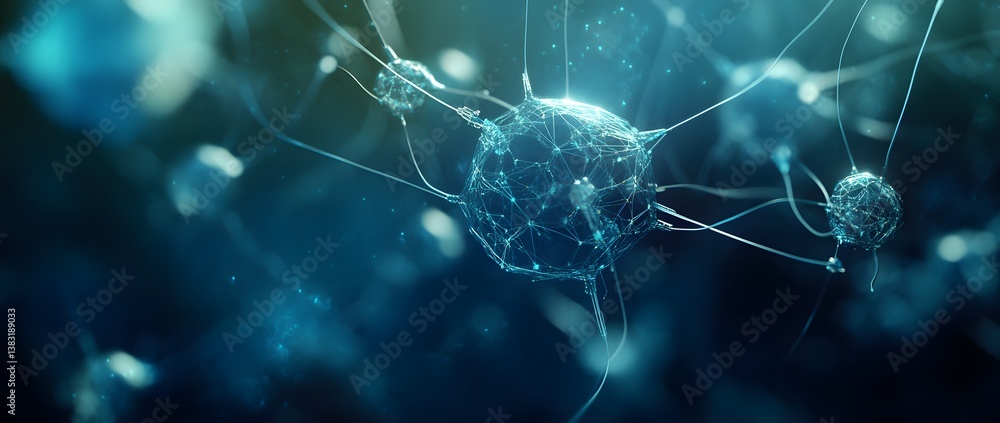 Poster the concept of internet network connectivity and advanced communication systems represents the futur