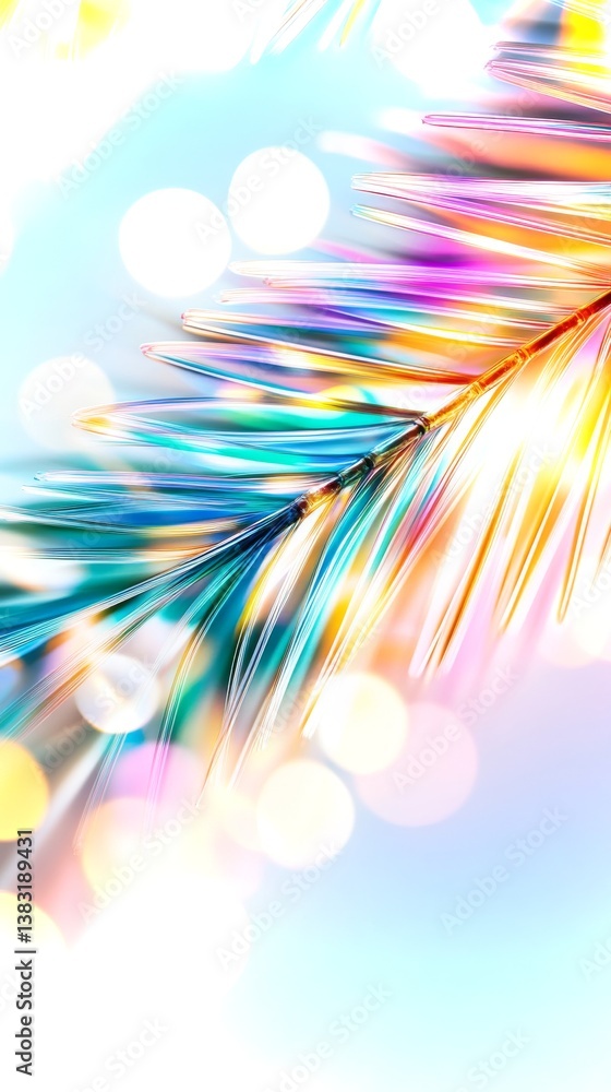 Poster colorful abstract blurred background with vertical lines and bright tones for tech design