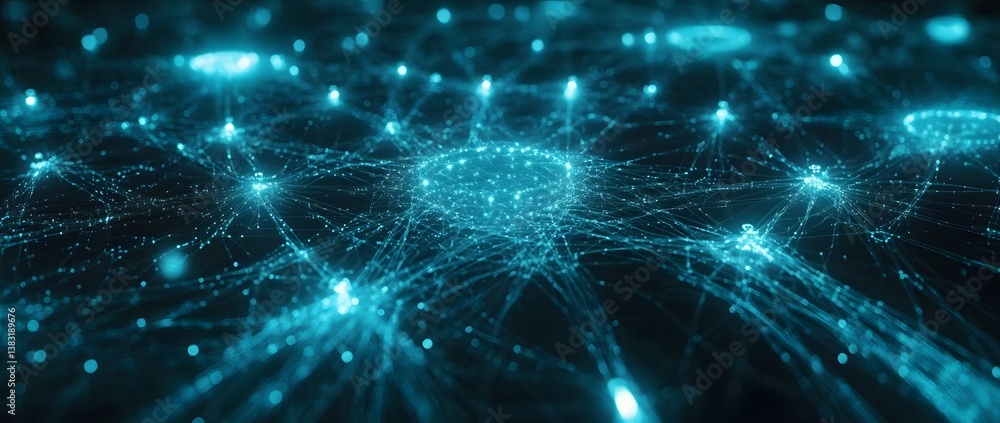 Poster the concept of internet network connectivity and advanced communication systems represents the futur