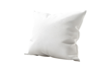 A soft white pillow resting on a smooth surface, inviting comfort and relaxation in a serene setting