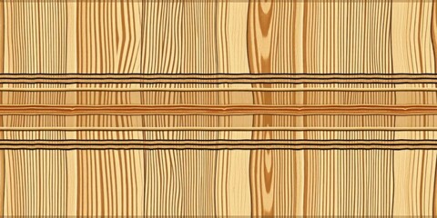 Seamless Light Wood Texture with Horizontal Stripes Background Image