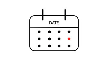 Symbol of a calendar for organizing and tracking time.