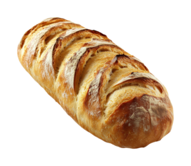 Baking fresh artisan bread kitchen food warm isolated on transparent background