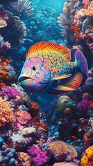 Vibrant Reef: A Colorful Underwater Paradise