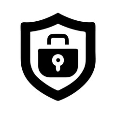 Security shield icons, security shields logotypes with check mark and padlock. Security shield symbols. Vector illustration. Shield, Protection, Security Vector Icon, Isolated Lineal Vector Icon.
