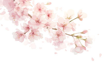 Obraz premium Floral flower vector Illustrations on white background