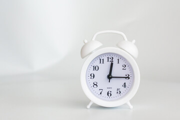 alarm clock on a white background