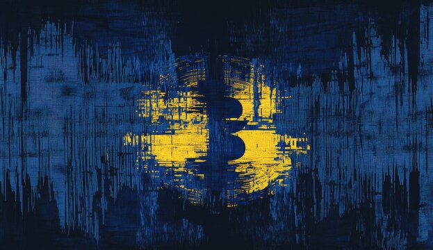 Abstract Cryptocurrency Symbol