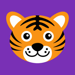 Angry tiger, Sumatran tiger Panthera tigris  sumatrae beautiful animal and his portrait