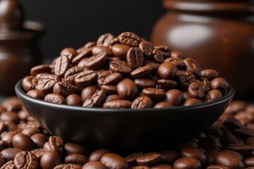 Fototapeta premium Coffee Display - Gourmet Bean Selection