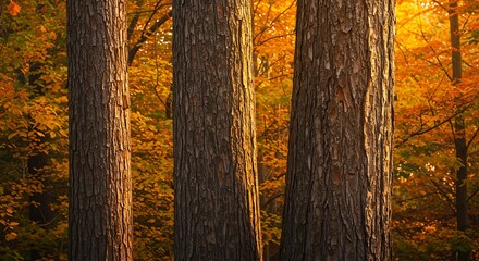 Obraz premium Golden Hour Guardians AI Generated