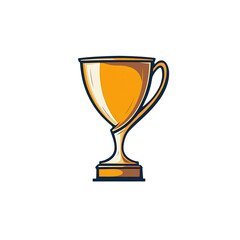 Golden Trophy Icon