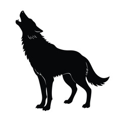 vector illustration of a wolf