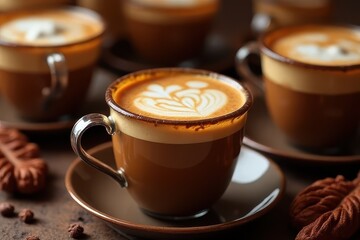 Coffee Swirls and Mugs