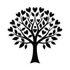 Fototapeta premium vector tree silhouette