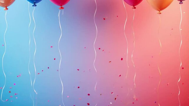 Festive balloons and confetti, a great addition for children's parties and celebrations.
