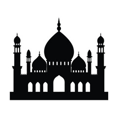 taj mahal vector illustration