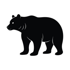 vector illustration of a bear