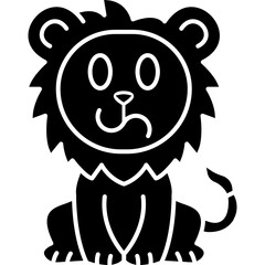 Confused Lion Icon