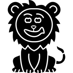 Grinning Lion Icon