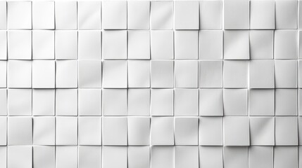 Minimalist white grid paper texture on light gray background, blank top-view wallpaper with clean geometric lines for design projects, print layouts, and versatile copy space applications
