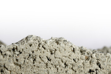 Close-up of construction bricks texture background and white space for design