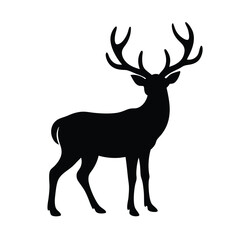 deer silhouette vector