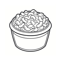 modern mac and cheese vector design element

