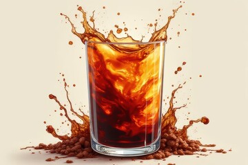 Tonic Coffee Aesthetic Drink Formulation