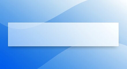 Azure Gradient & Glass Panel AI Generated