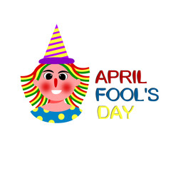 April fool’s day illustration banner and wallpaper
