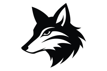 wolf head vector