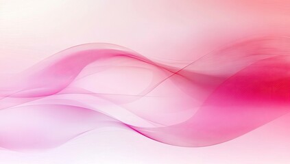 Abstract flowing pink waves