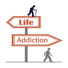 Fototapeta premium Anti Drug Day Vector. Flat international day against drug abuse illustration