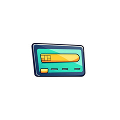 Credit Card Payment Icon in Minimalist Style
