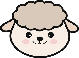 양 캐릭터 얼굴