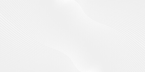 Abstract Black smooth wave on a white background. Dynamic sound wave. Design element.