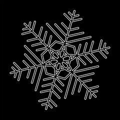 snowflake stencil 
