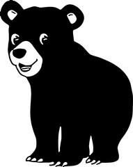 vector illustration of a bear