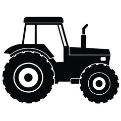 Tractor Silhouette Line Art  Perfect for Web, Mobile & Print Design