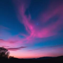 Fototapeta premium sunset in the mountains