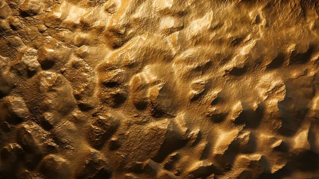Golden metal surface backdrop in square dimensions