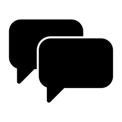 Naklejka premium Chat Icon