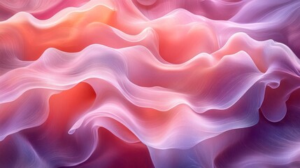 Obraz premium Abstract flowing fabric, vibrant colors