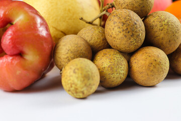  Longan Fruits with Rose Apples