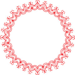 Beautiful flower art and mandala vector design