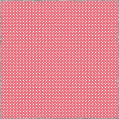 Polka dots design, red background, seamless repeat white dots pattern, gift wrap paper