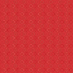 Polka dots design, red background, seamless repeat circles pattern, gift wrap paper