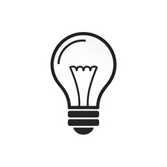 Obraz premium light bulb vector illustration
