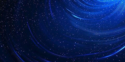 Abstract glowing digital waves of blue light, representing futuristic technology and data flow in a dynamic 3D visual design.